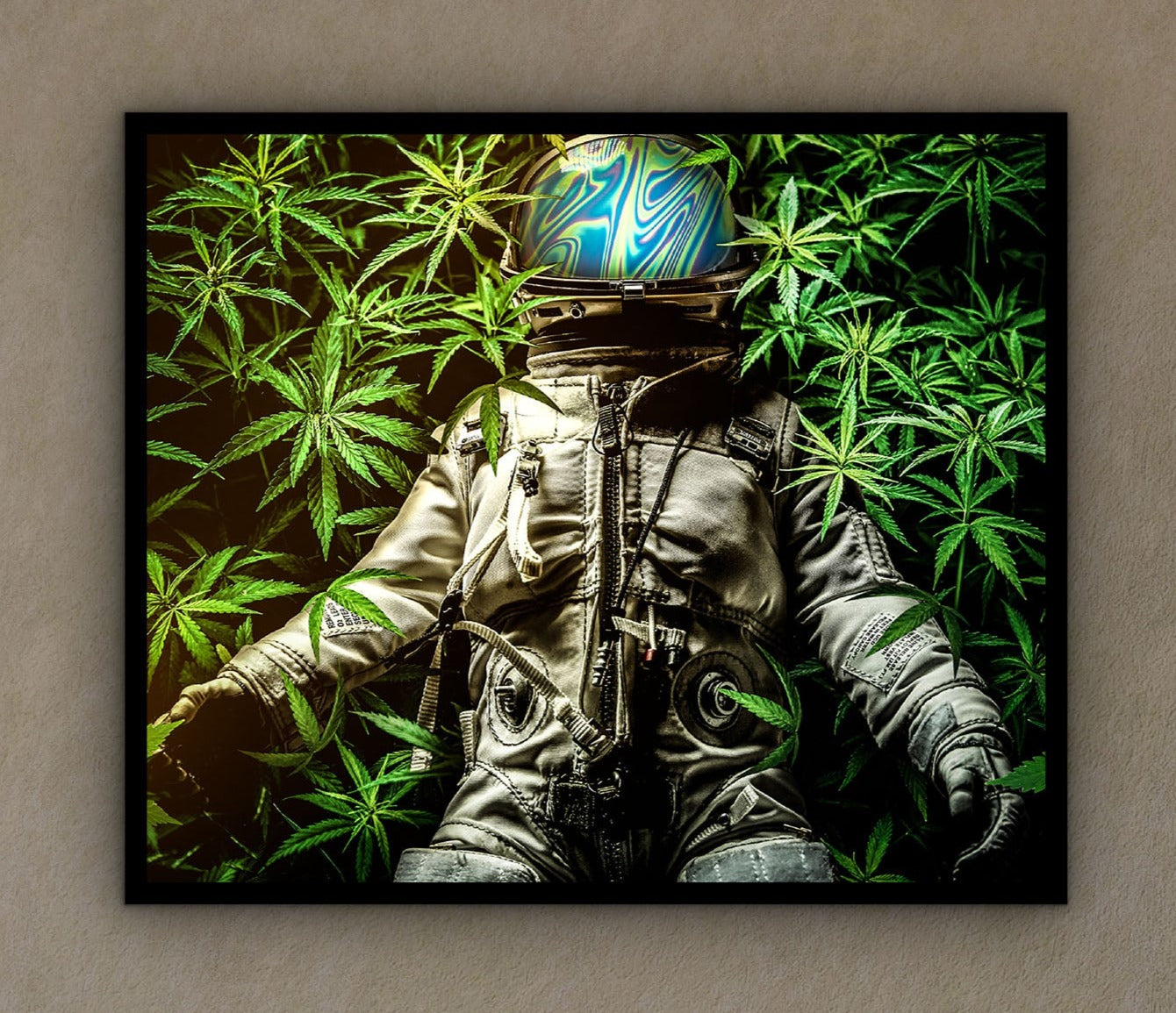 Mind of Stoner Canvas Wall Art, Home and Office Decor, Modern Printable Wall Art, Ready to Hang, Perfect Gift Idea, Printed on Black Frame