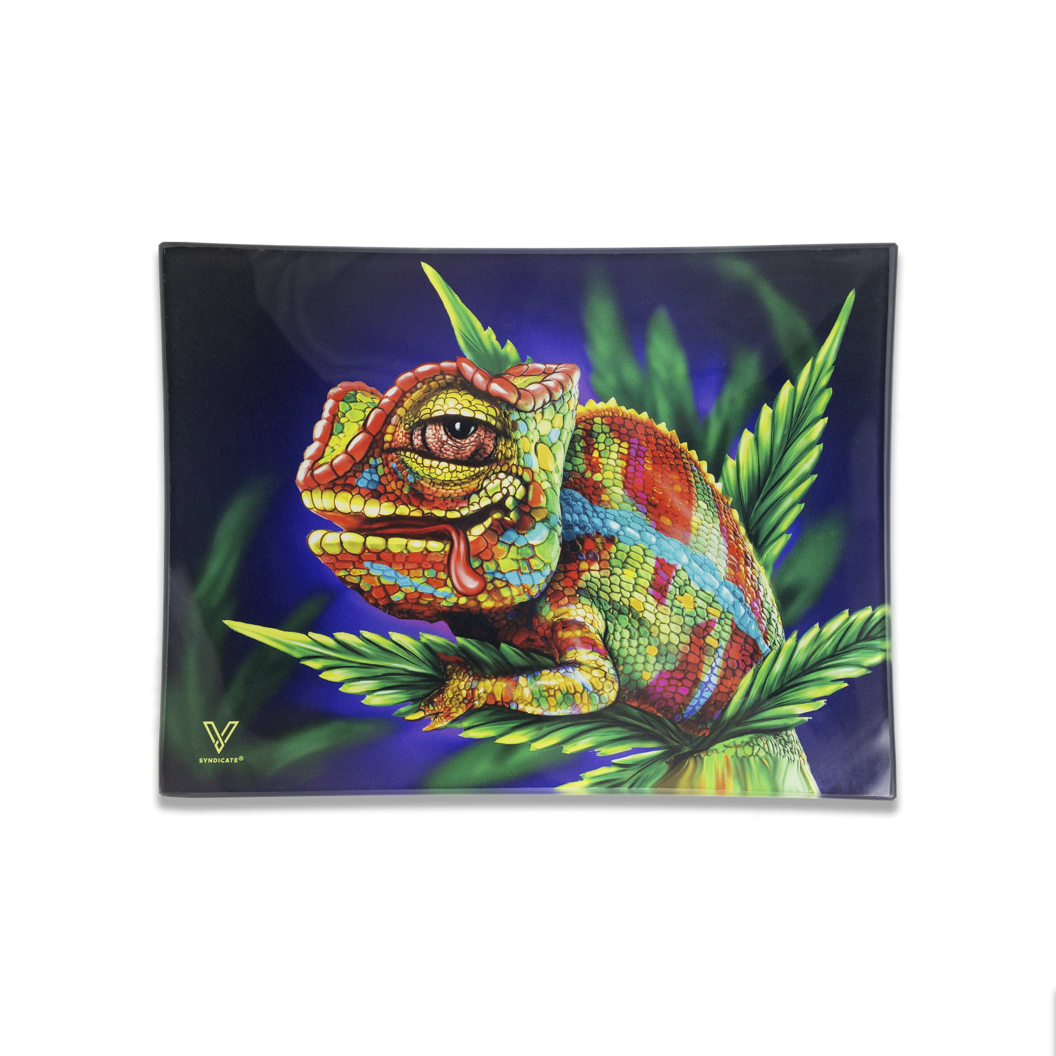 Cloud 9 Chameleon Glass Serving Tray