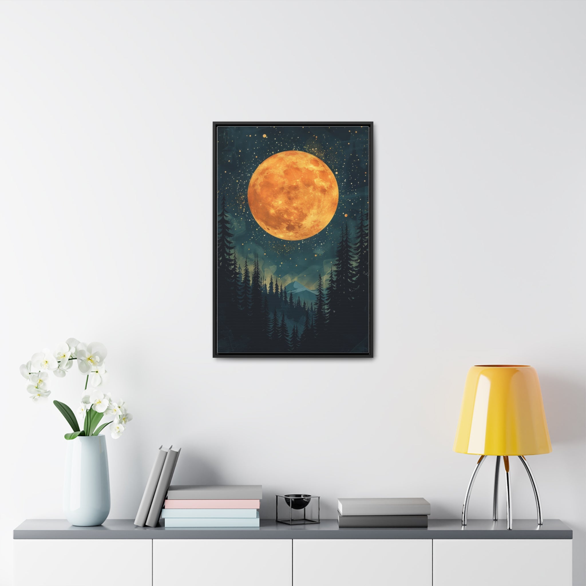 Moon wall art