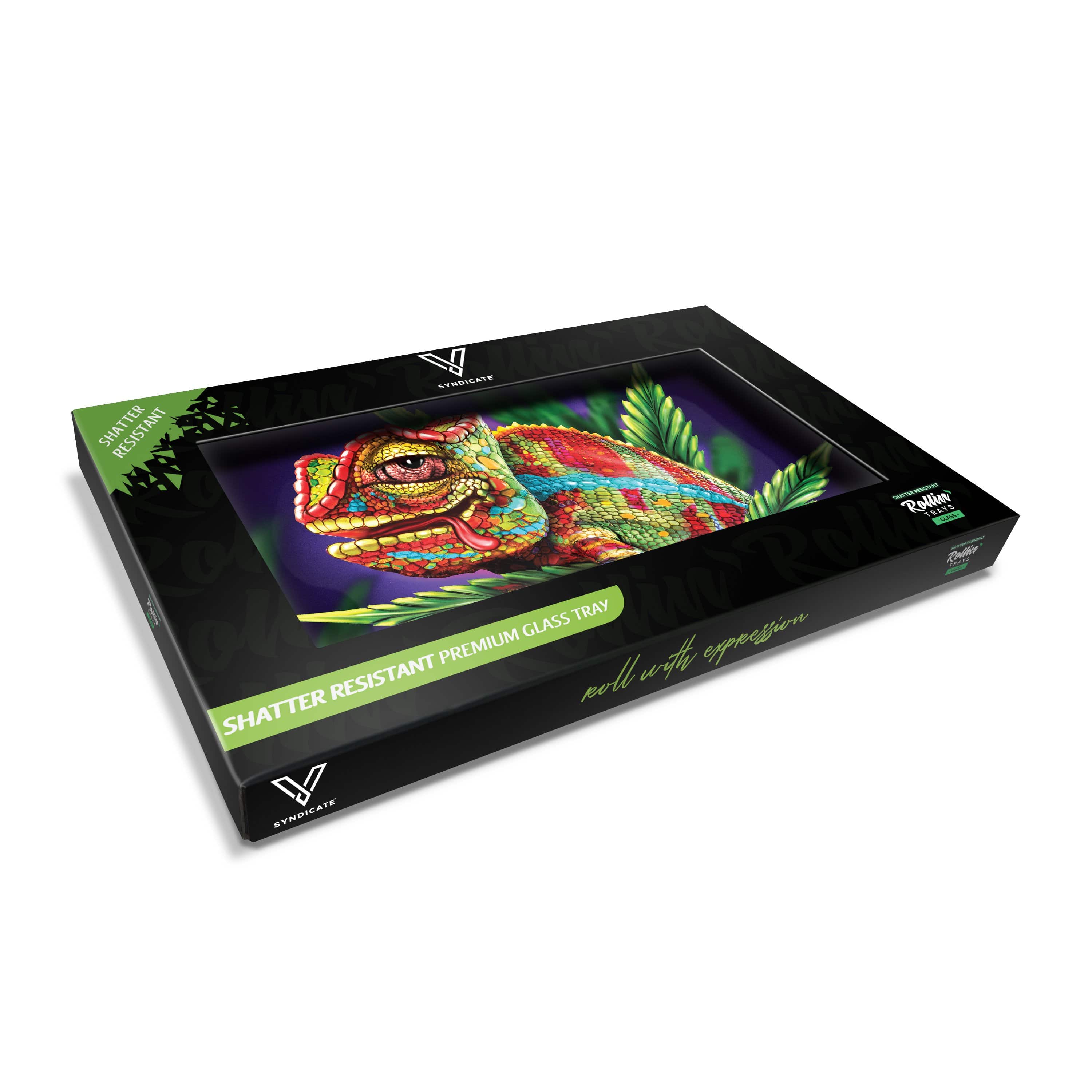 Cloud 9 Chameleon Glass Serving Tray