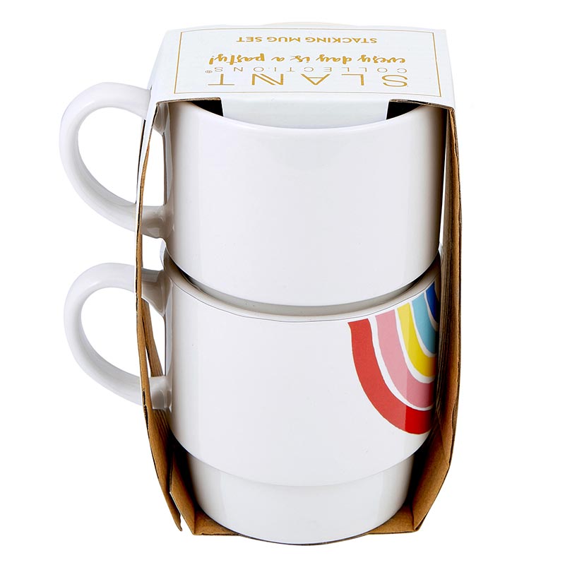 Vintage Style GIftable 14 oz Mugs