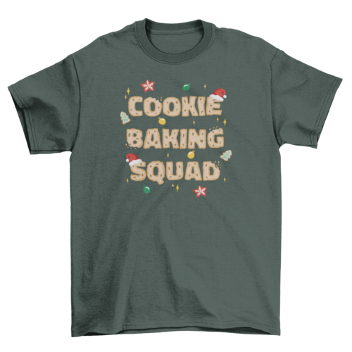 "Cookie Baking Squad" Christmas T-shirt