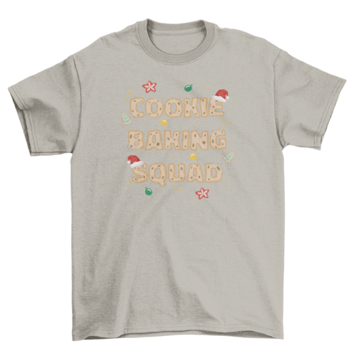 "Cookie Baking Squad" Christmas T-shirt