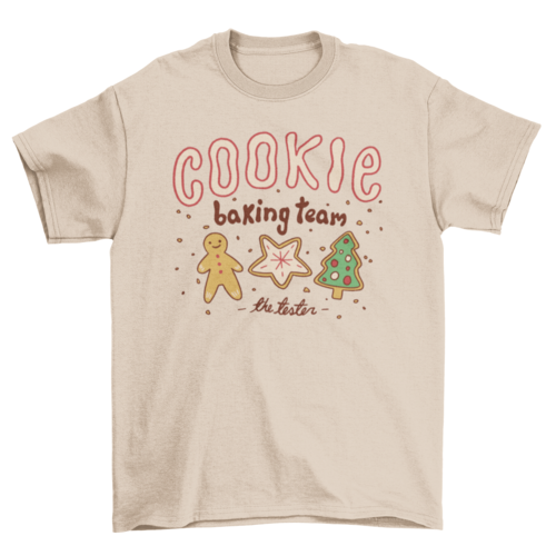 "Cookie Baking Team - The Tester" T-shirt