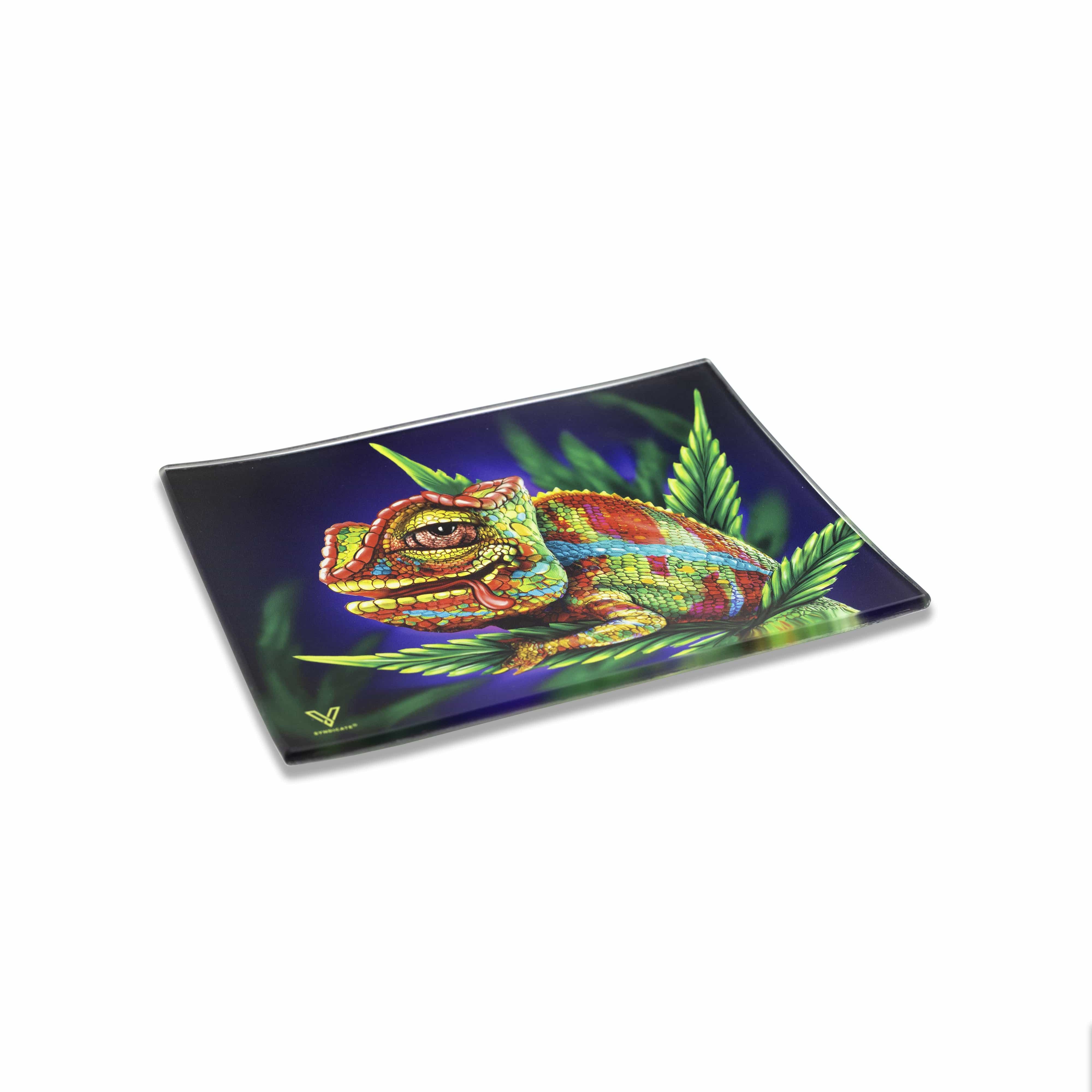 Cloud 9 Chameleon Glass Serving Tray