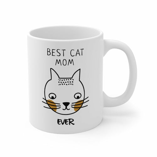 11oz Coffee Mug - Best Cat Mom Ever