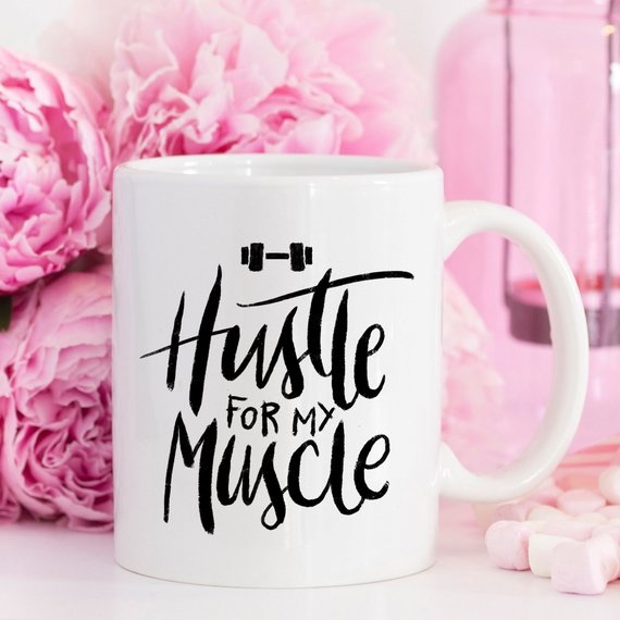 11oz Coffee Mug - Hustle For The Muscle