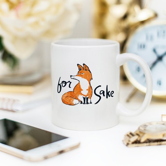 11oz Coffee Mug - For Fox Sake